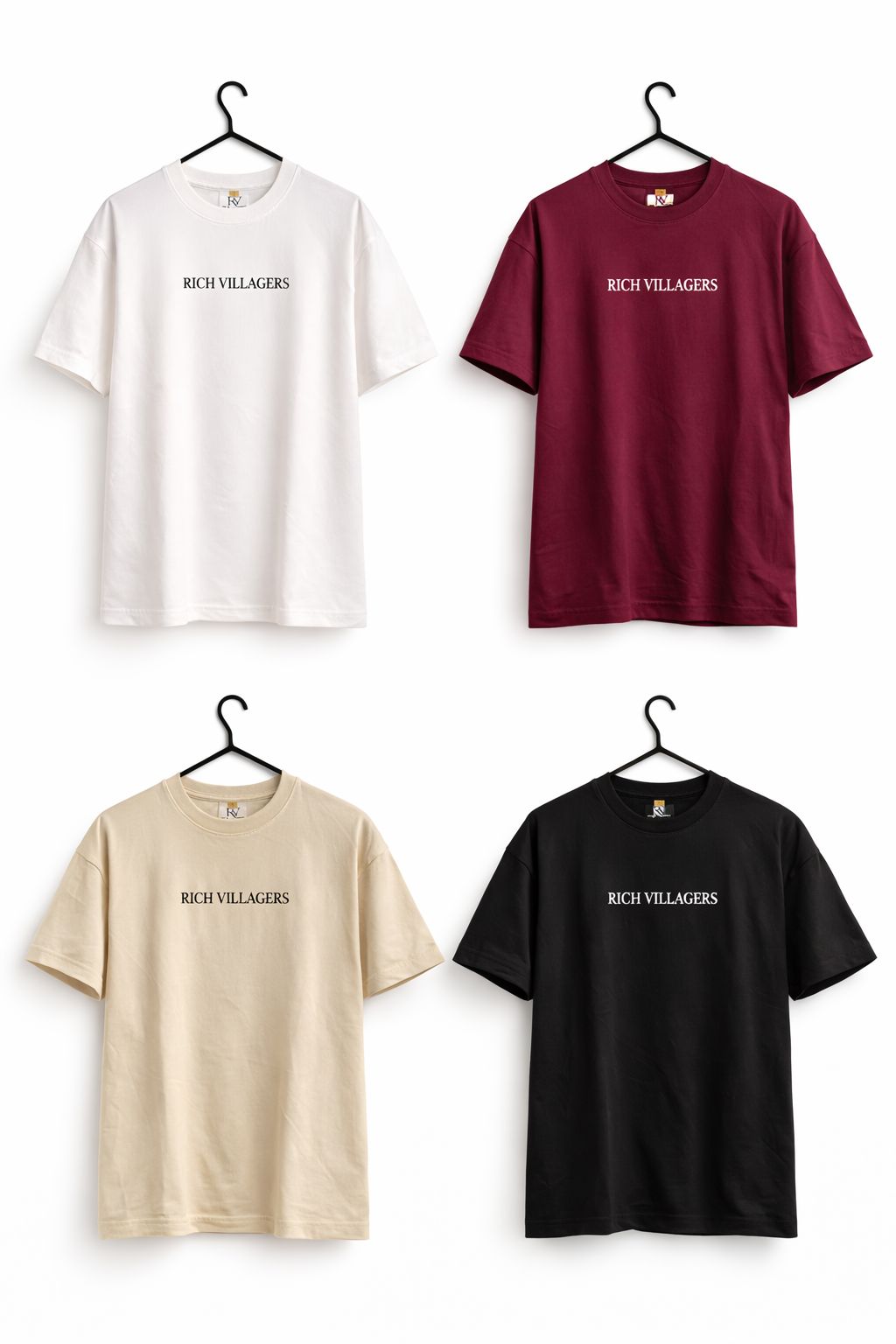 Rich Villagers Oversized Logo T-Shirt