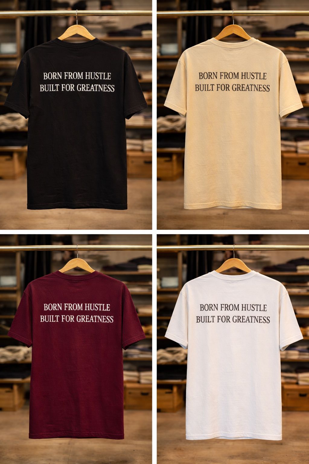 Rich Villagers Oversized Logo T-Shirt with Slogan